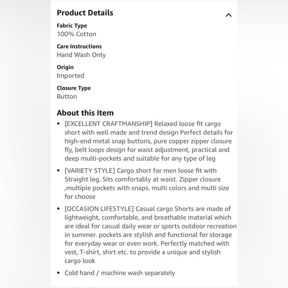 NWT Camo Cargo Shorts - Picture 4 of 5